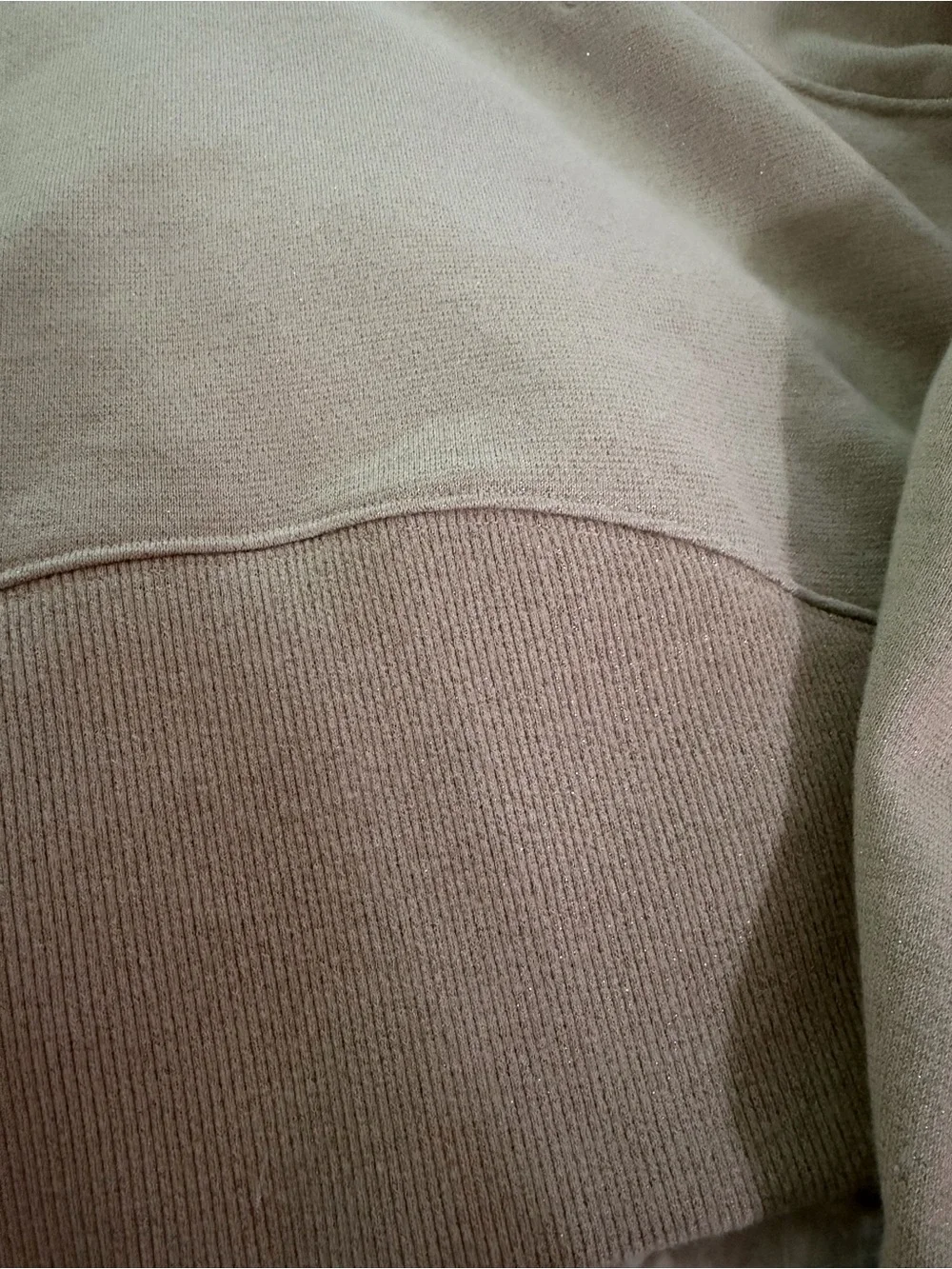 Lululemon Athletica Neutral Beige Cropped Pullover Sweatshirt